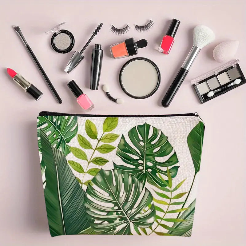 Monstera Make up bag