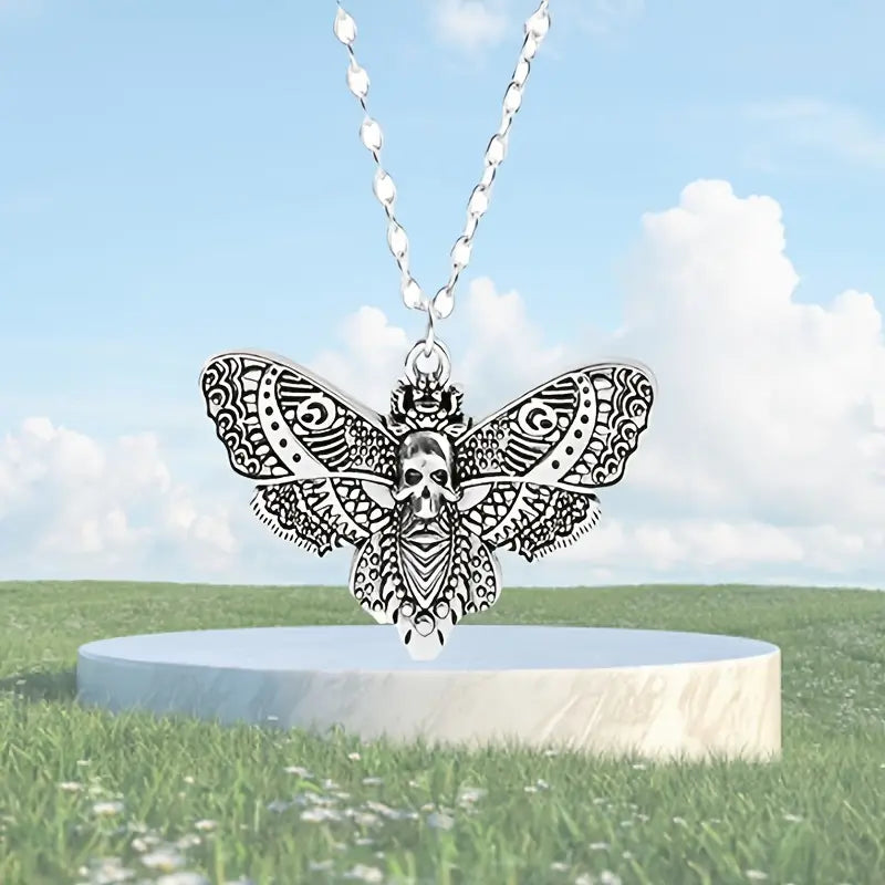 Moth Pendant Necklace