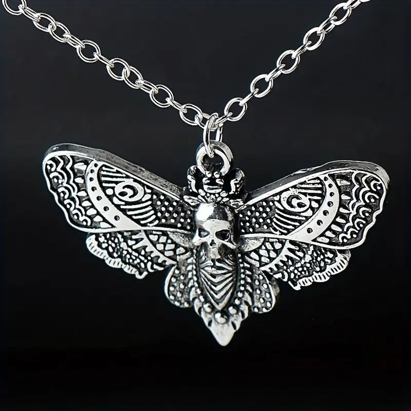 Moth Pendant Necklace