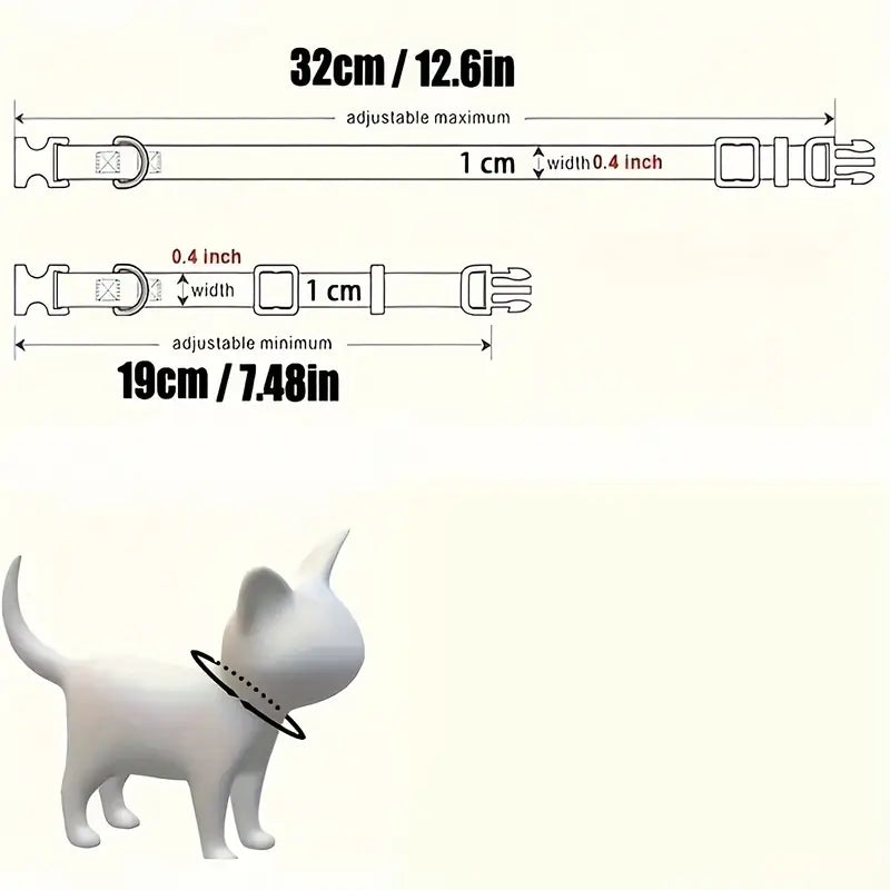 STars and moon pet/cat collar