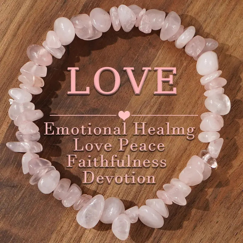 Handmade Rose Quartz Bracelet