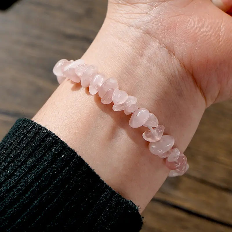 Handmade Rose Quartz Bracelet